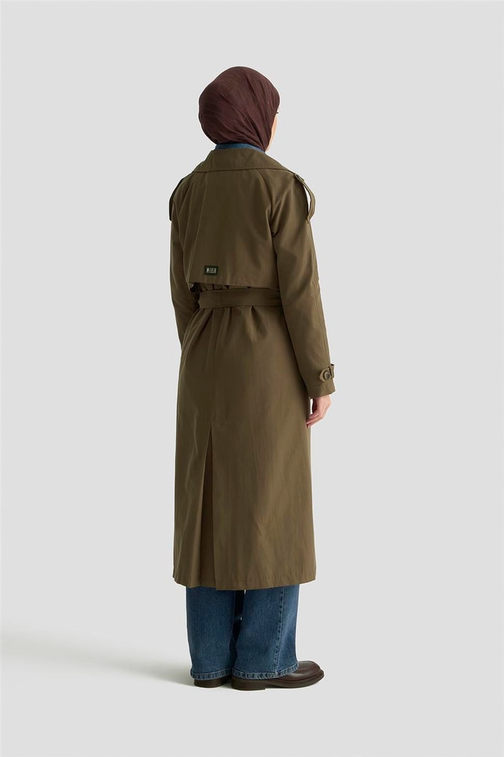 Armine Trençkot 25KT720 Haki