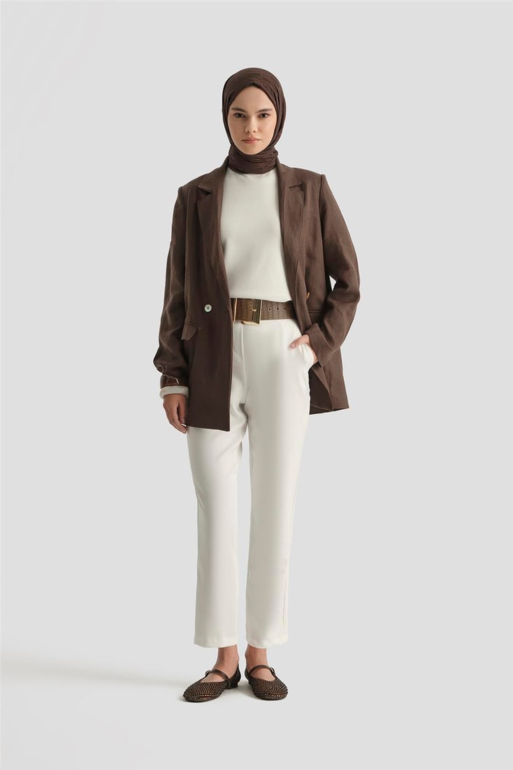 26Y2437 Armine Pantolon Ekru 