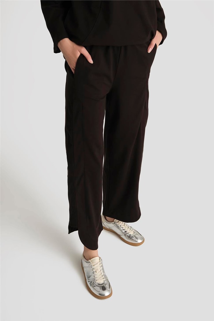 Armine Örme Pantolon 25YD2817 Siyah