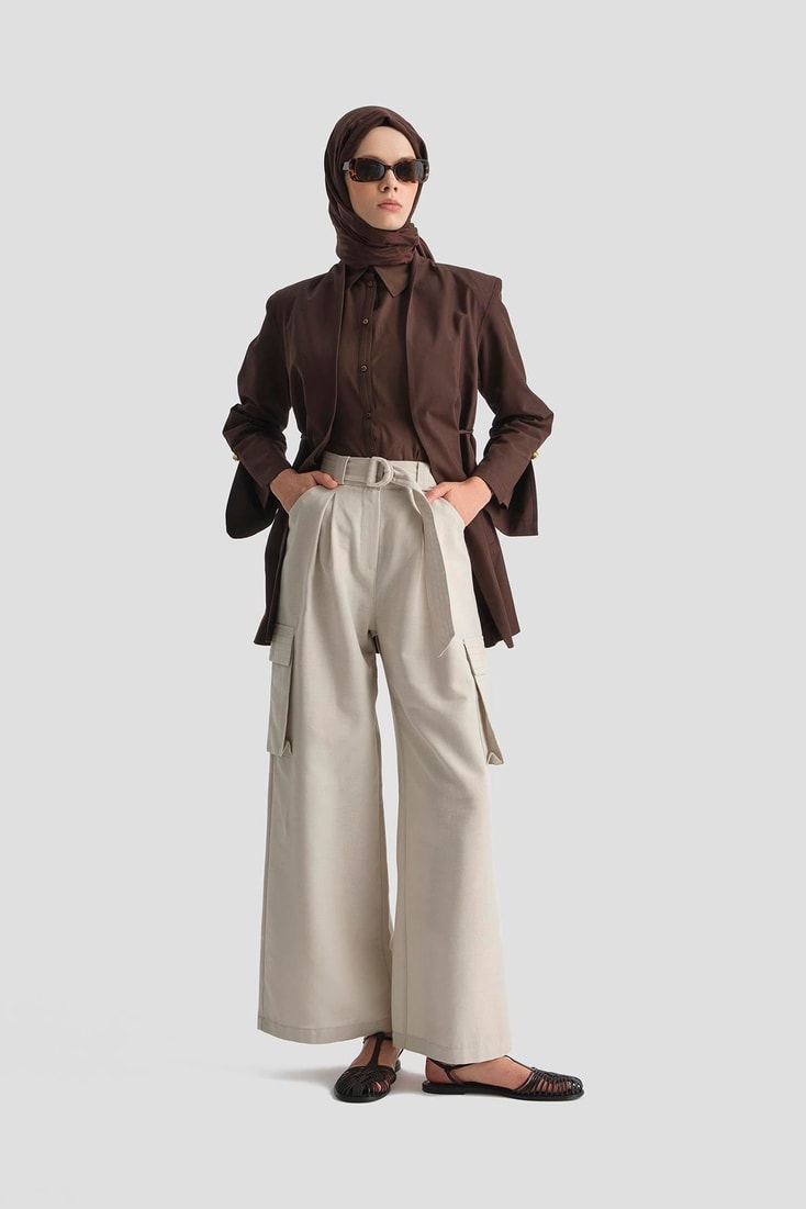 26Y2823 Armine Pantolon Taş