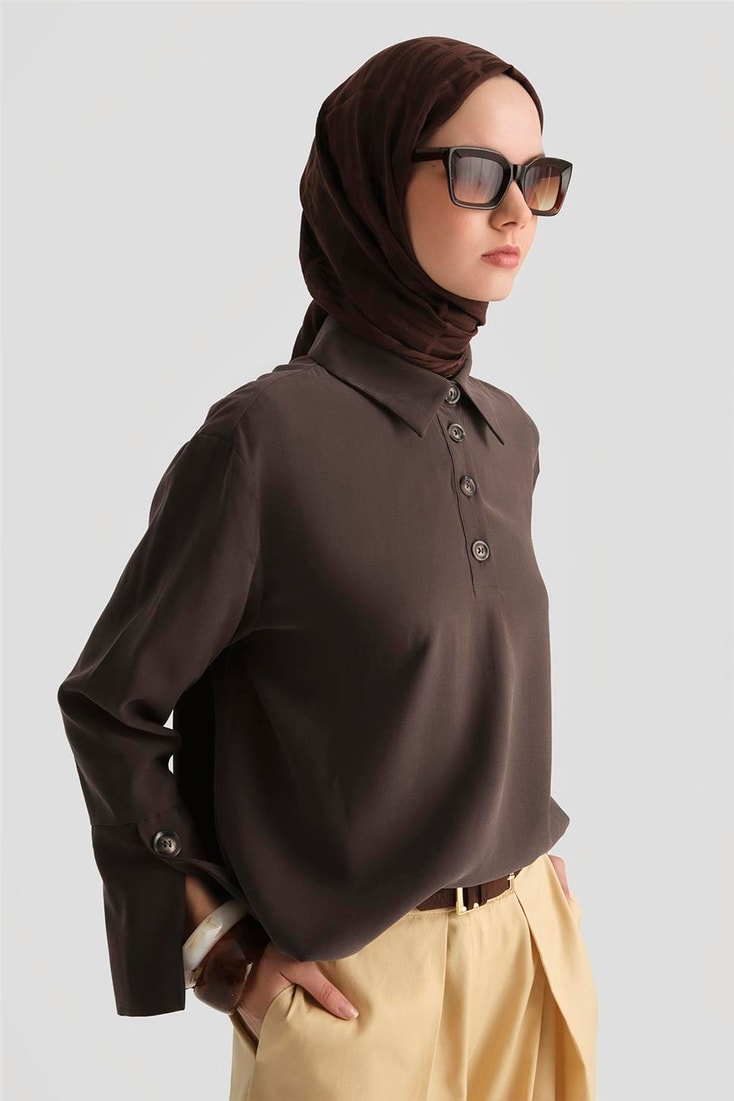 26Y3736 Armine BLuz Kahverengi