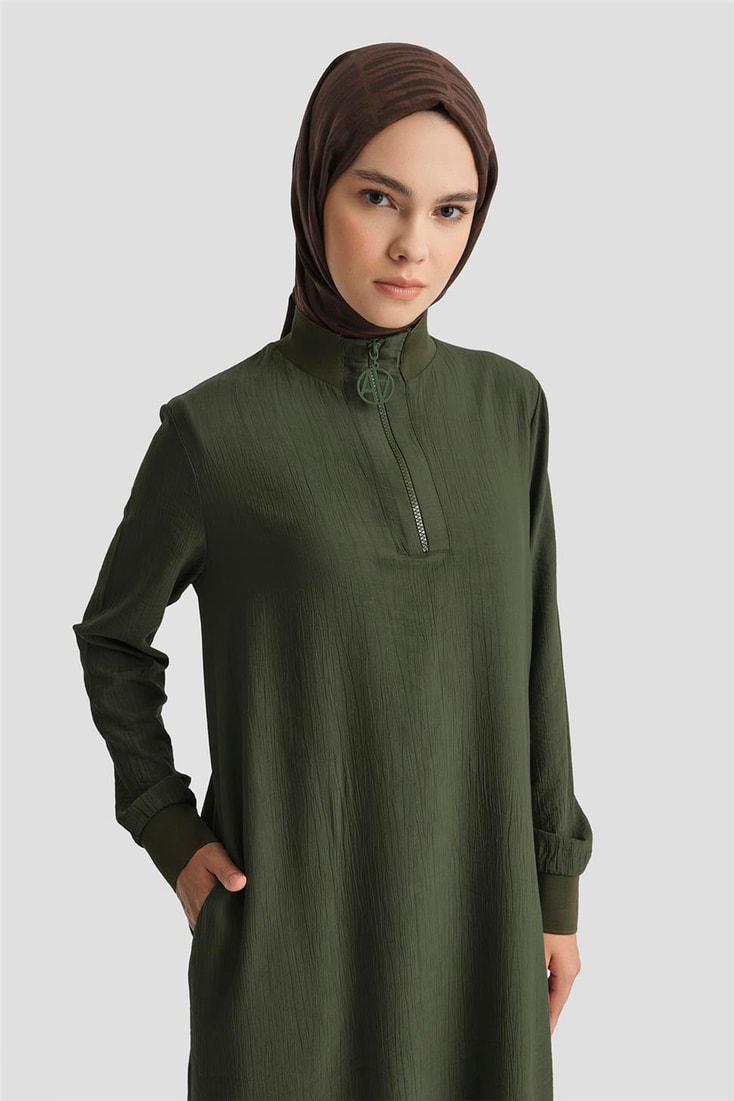 26Y412 Armine Tunik Haki