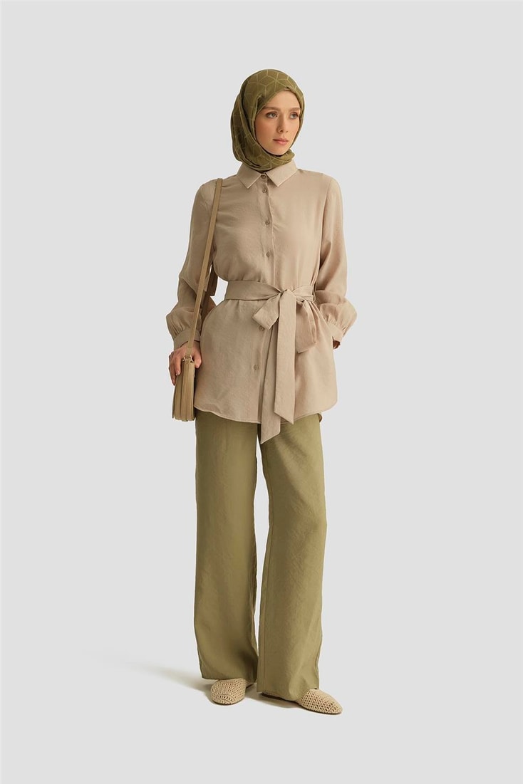 26Y4224-1 Armine Tunik Bej