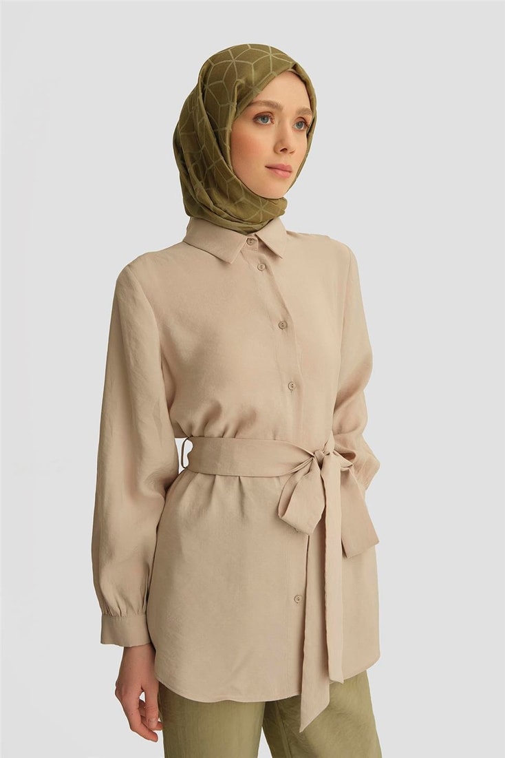 26Y4224-1 Armine Tunik Bej