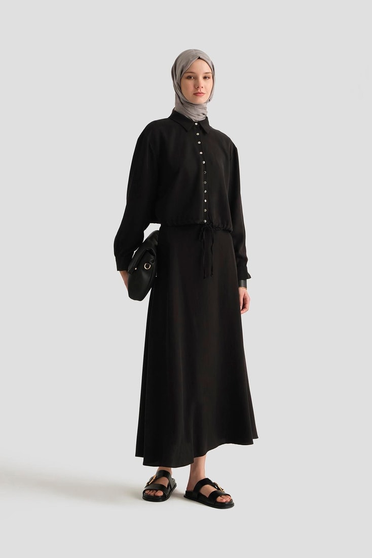 Armine Tencel Ceket 25YD4226-1 Siyah