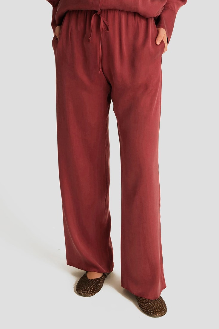 Armine Cupra Palazzo Pantolon 25YD4245-2 BORDO