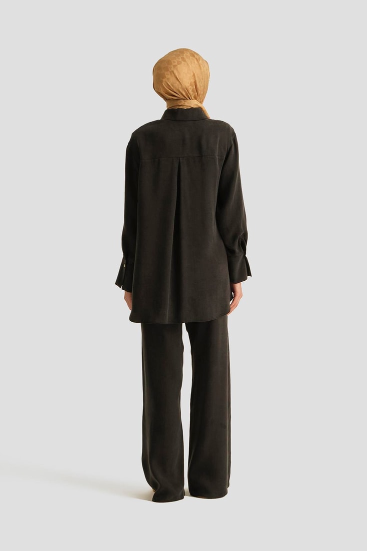 Armine Cupra Palazzo Pantolon 25YD4245-2 Siyah