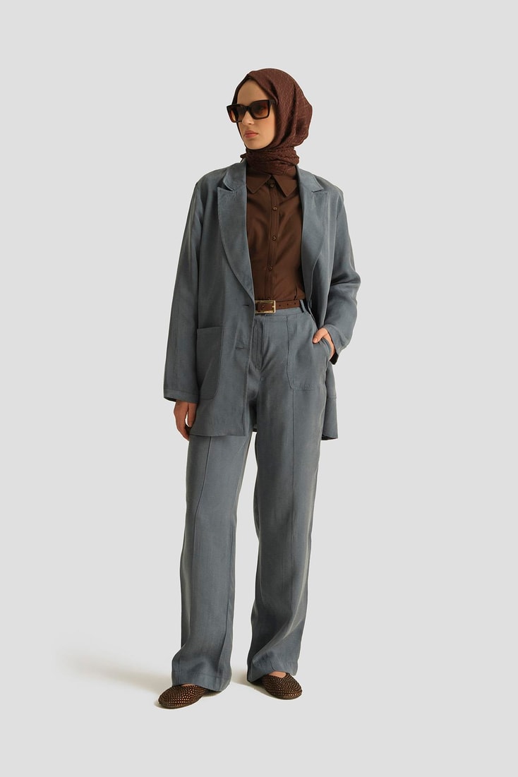 26Y4246-2 Armine Pantolon İndigo 