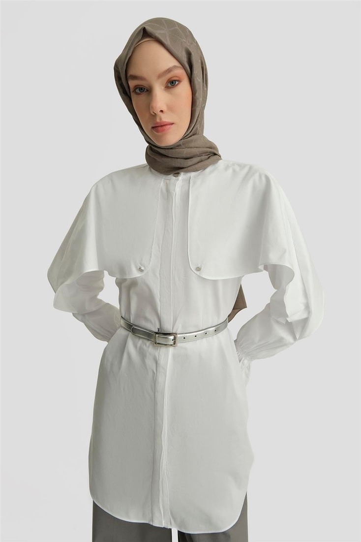 26Y4606 Armine Tunik Beyaz 