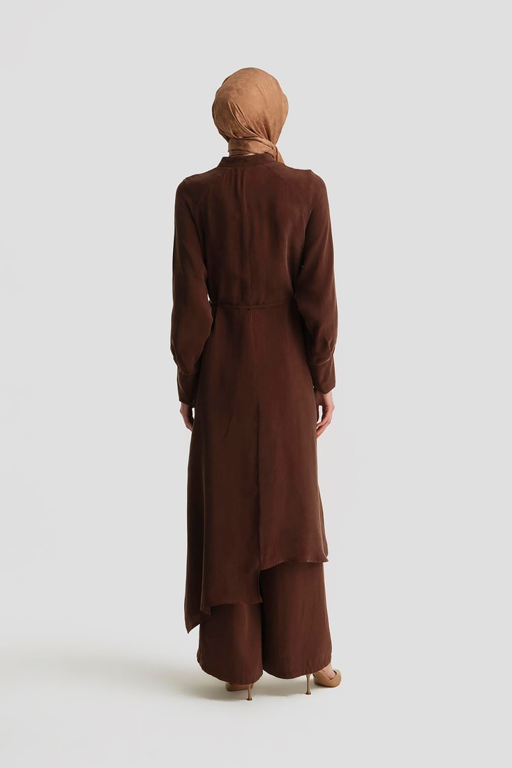 26Y4706 Armine Tunik Elbise Kahverengi 