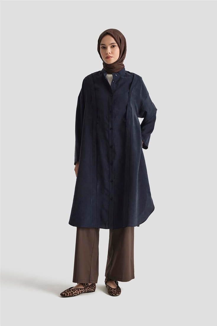 26Y5800 Armine Tunik Elbise Lacivert