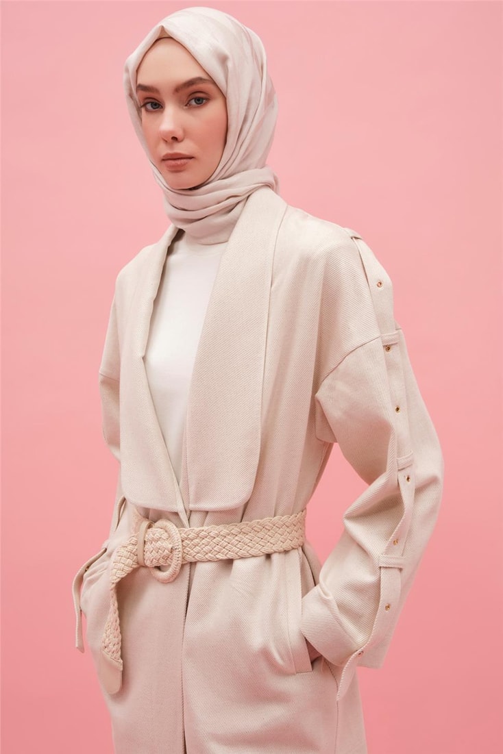 Armine Pamuk Keten Karışımlı Giyçık 26Y5806 Naturel