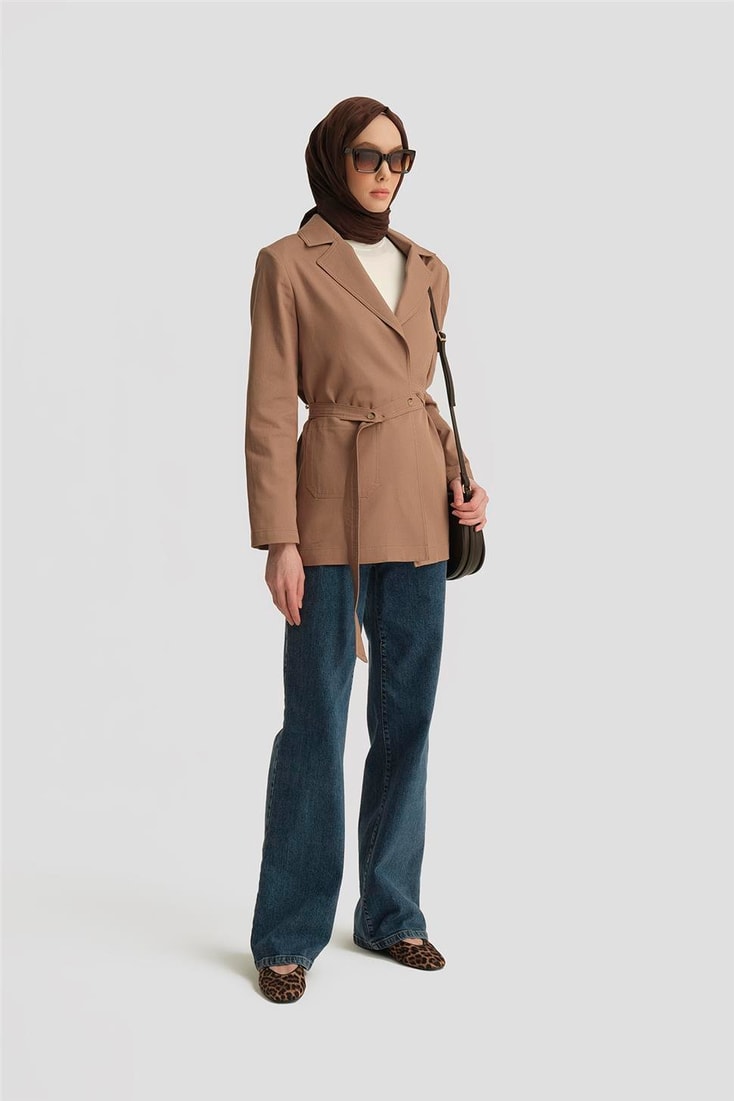 Armine Anvelop Blazer Ceket 25Y5911 Vizon