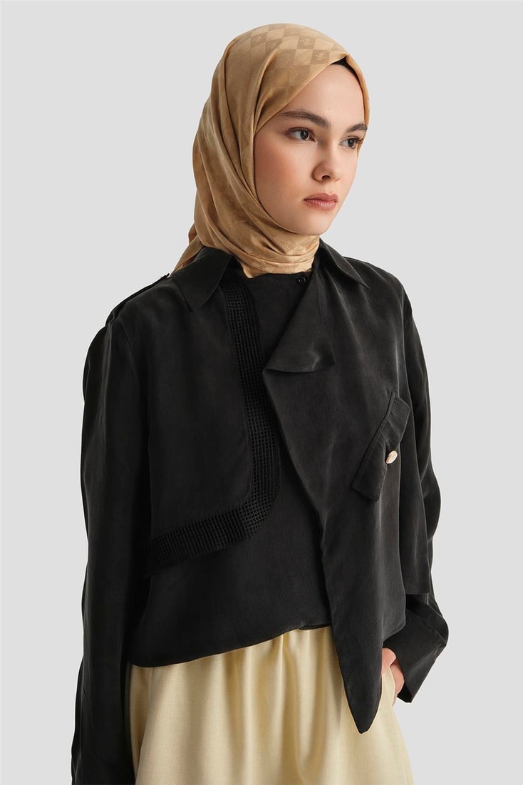 Armine Asimetrik Ceket 25Y5914 Siyah