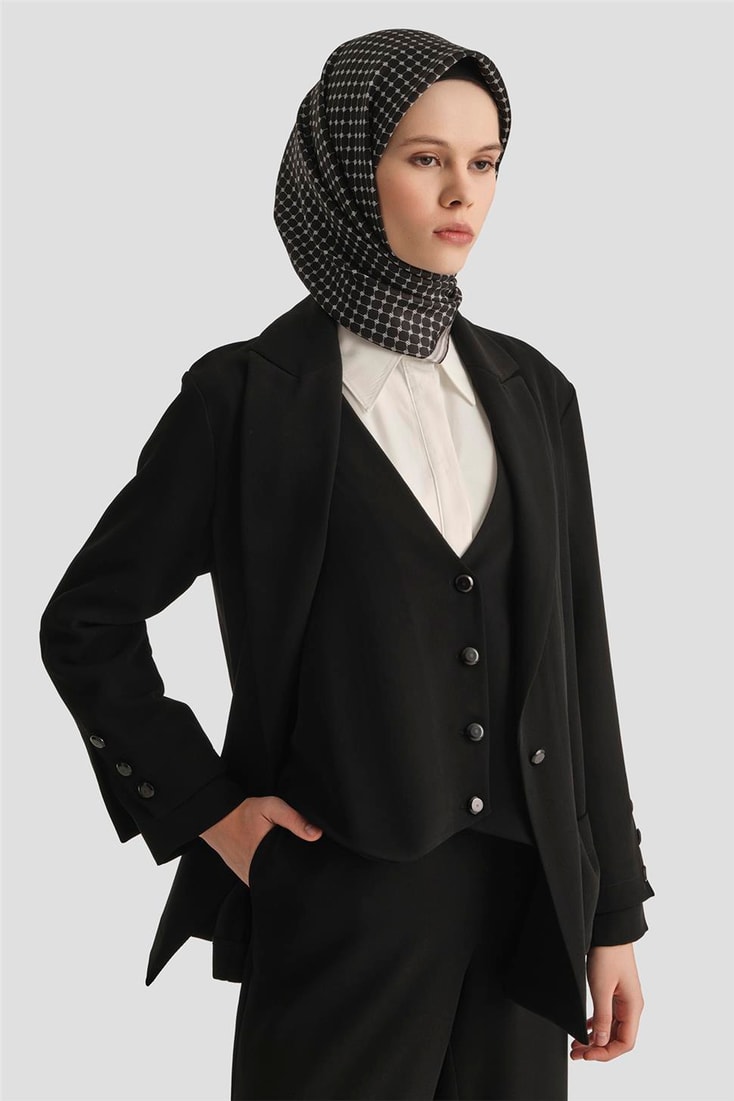 Armine Garnili 3 lü Takım 25Y6022 Siyah