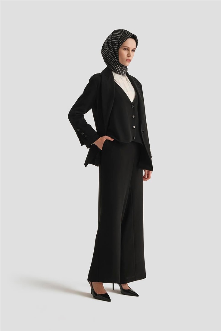 Armine Garnili 3 lü Takım 25Y6022 Siyah