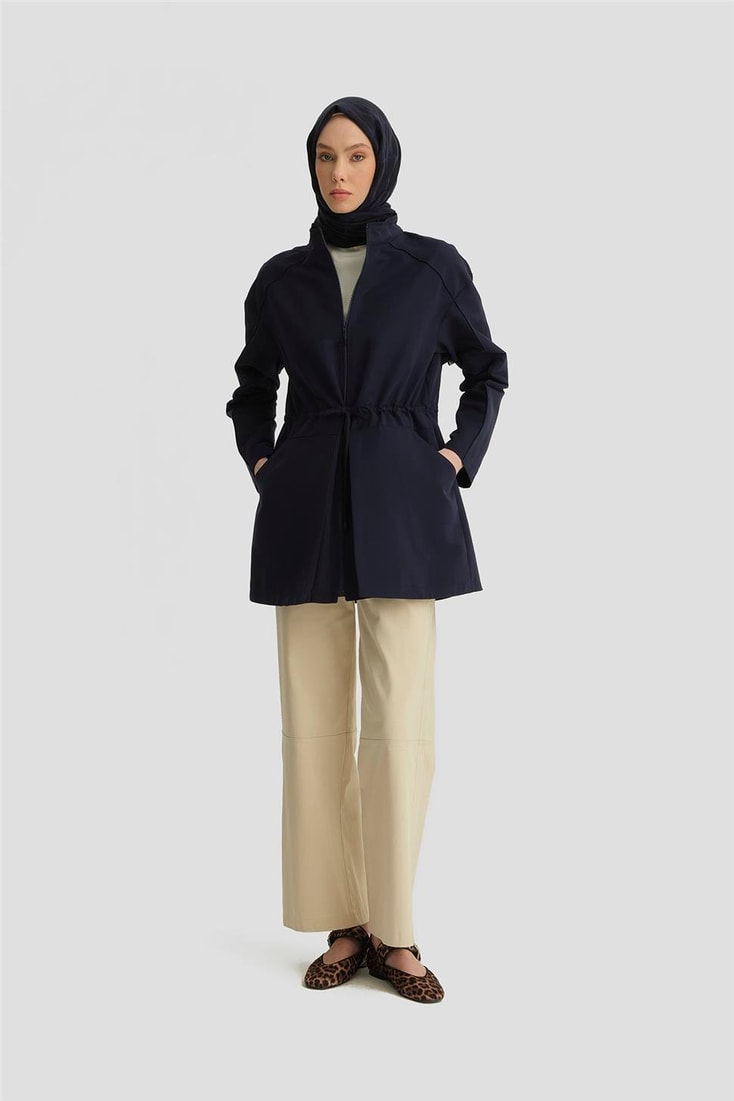 Armine Dikiş Efektli Kap 25Y7808 Lacivert