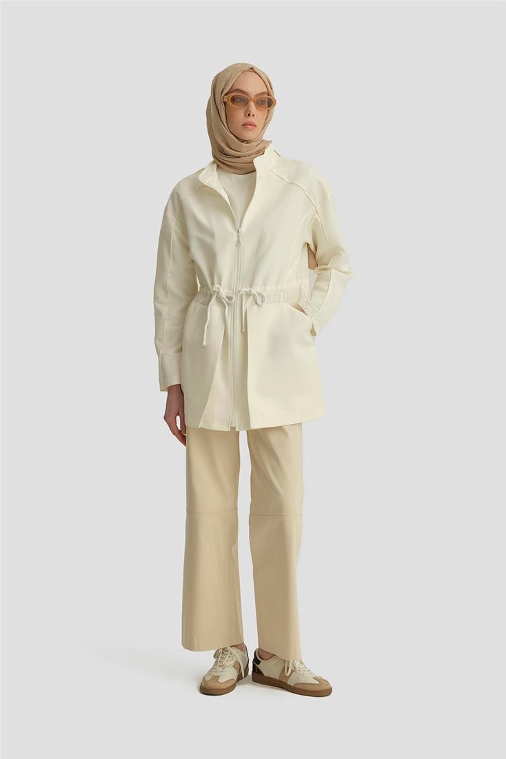 Armine Dikiş Efektli Kap 25Y7808 Naturel