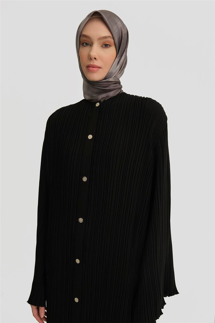 Armine Piliseli Ferace 25Y8305 Siyah