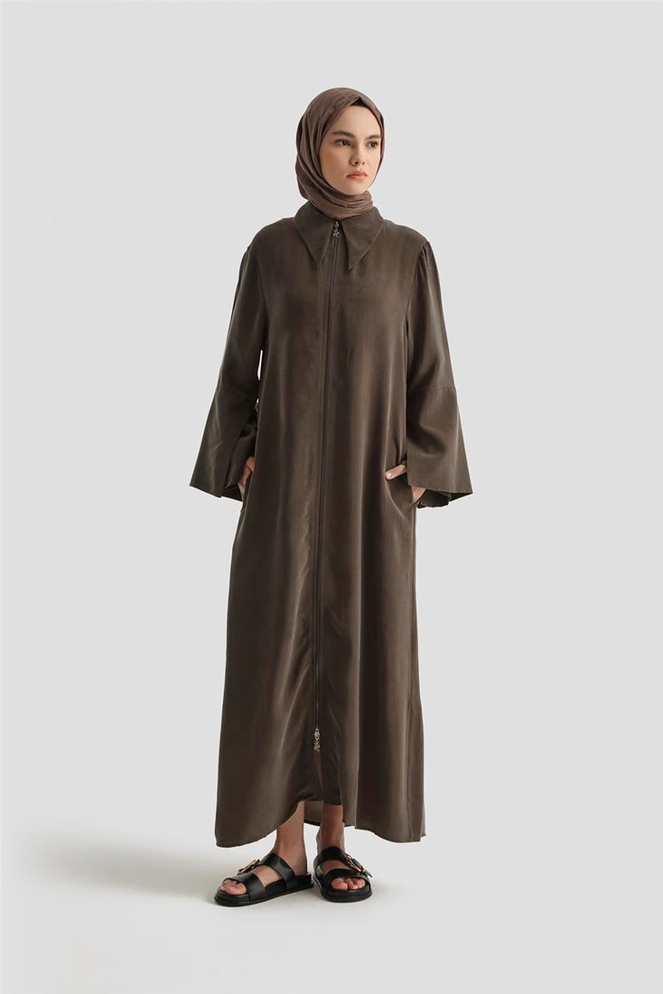 Armine Çift Manşetli Cupra Ferace 25Y8306 Kakao