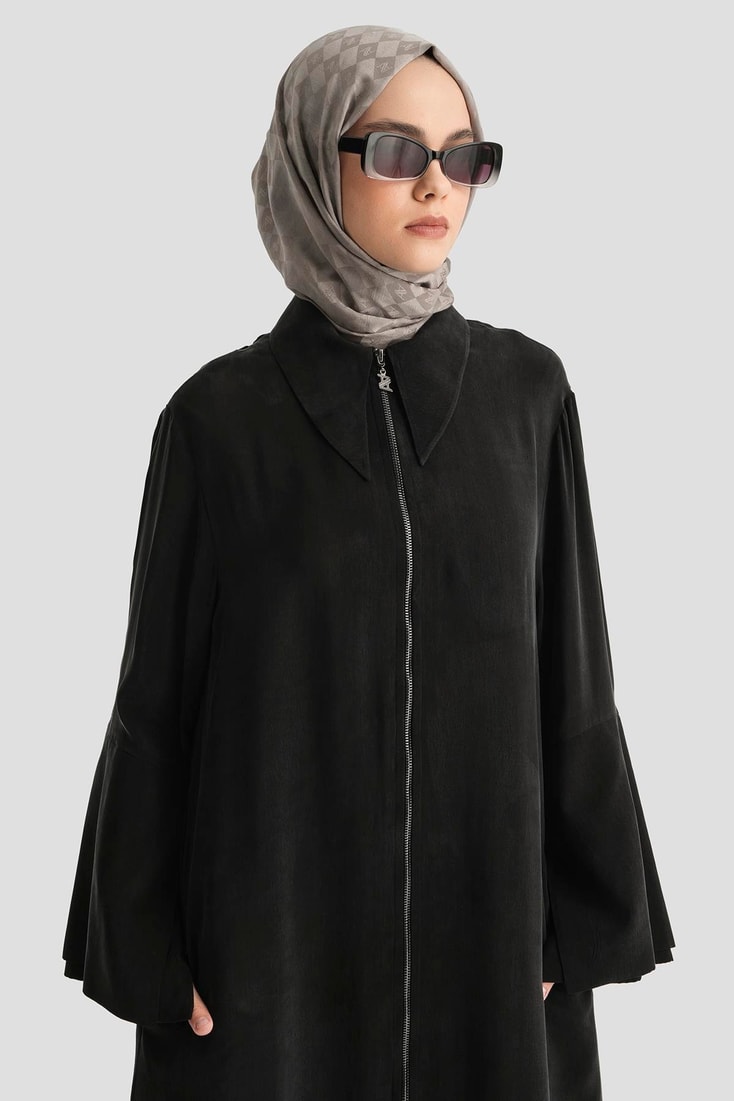 Armine Çift Manşetli Cupra Ferace 25Y8306 Siyah