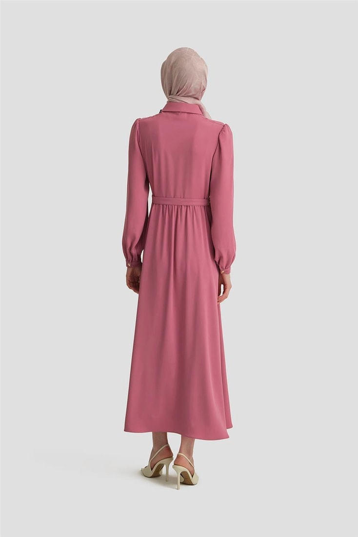 Armine Seyyar Yaka Kurdeleli Elise 25Y9016 Sümbül