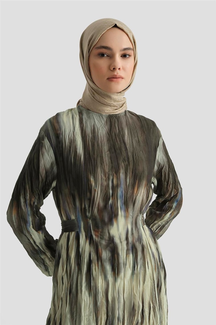 26Y9032 Armine Elbise Haki
