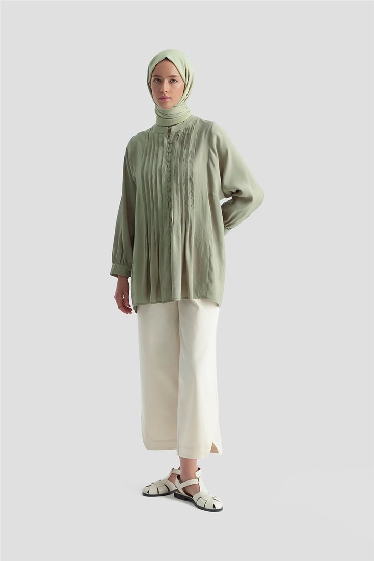 Armine Tunik 25YD9169 Küf Yeşili