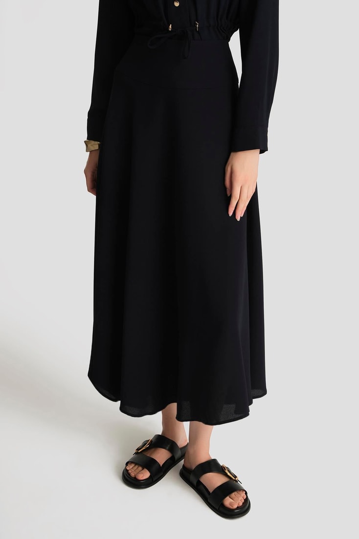 Armine Beli Büzgülü Takım 25YD9172 Lacivert