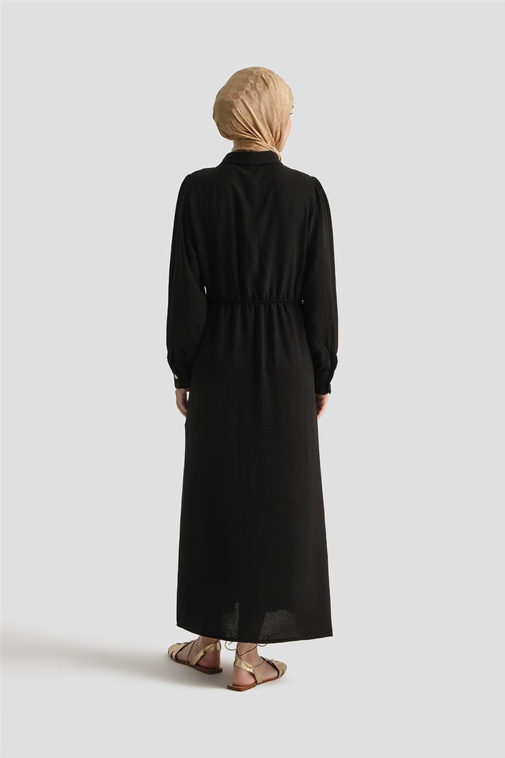 Armine Elbise 25YD9177 Siyah