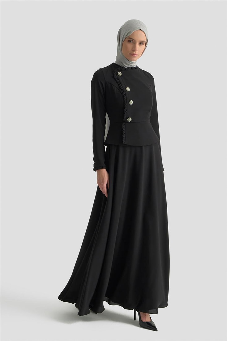 Armine Abiye 25YD9191 Siyah 