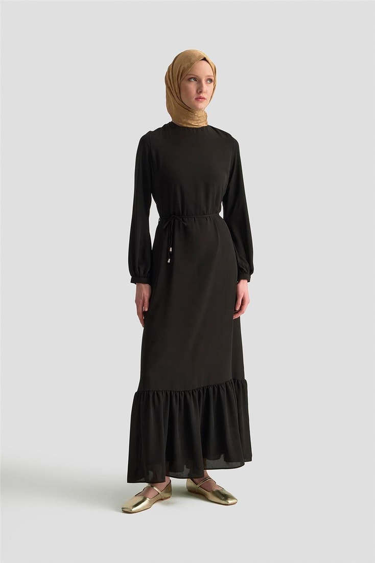 Armine Trend Elbise 25YT924 SİYAH