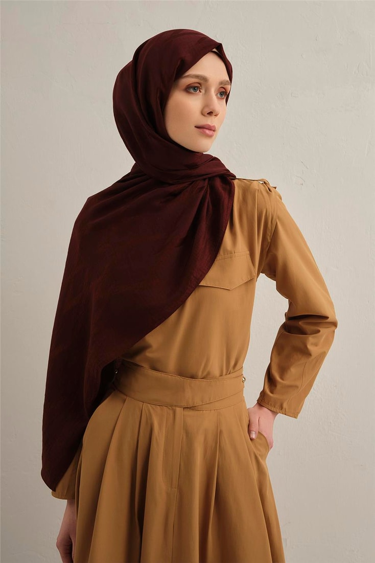 Armine Lyocell Naia Zikzak Desen Şal  1- 32