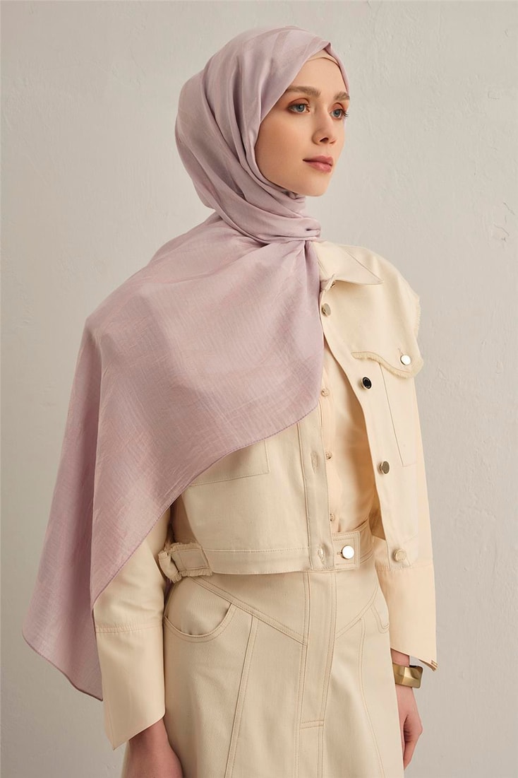 Armine Lyocell Naia Zikzak Desen Şal  1- 43