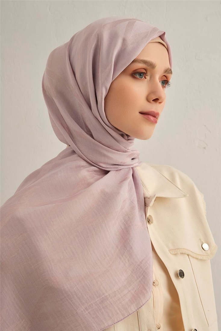 Armine Lyocell Naia Zikzak Desen Şal  1- 43
