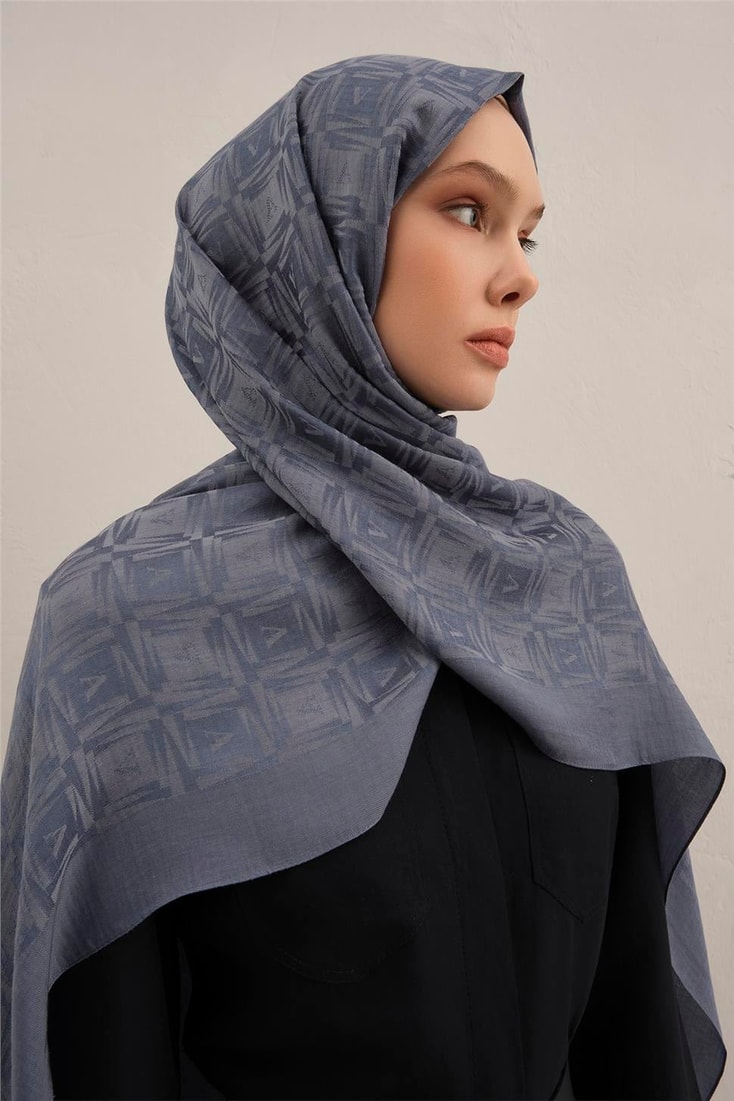 Armine Lyocell Naia Kare Monogram Şal 6 26