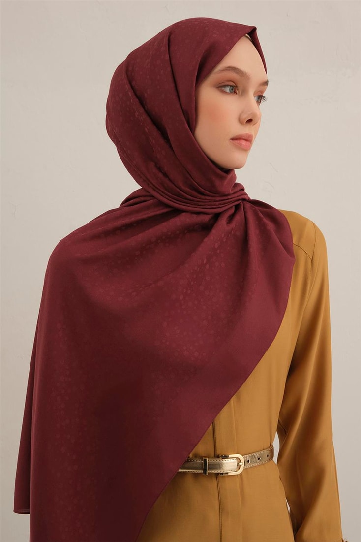 Armine Damla Desen Bambu Cotton Şal 32