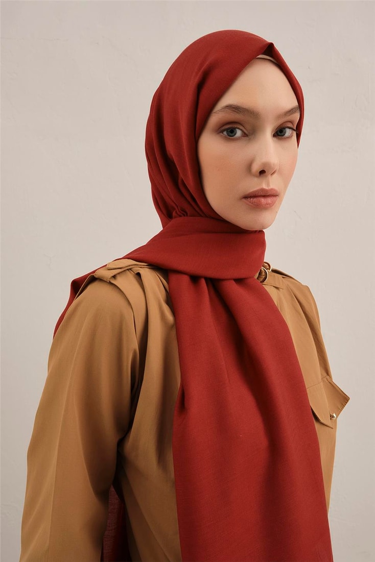 Armine Logo Drop Pamuk İpek Şal 32