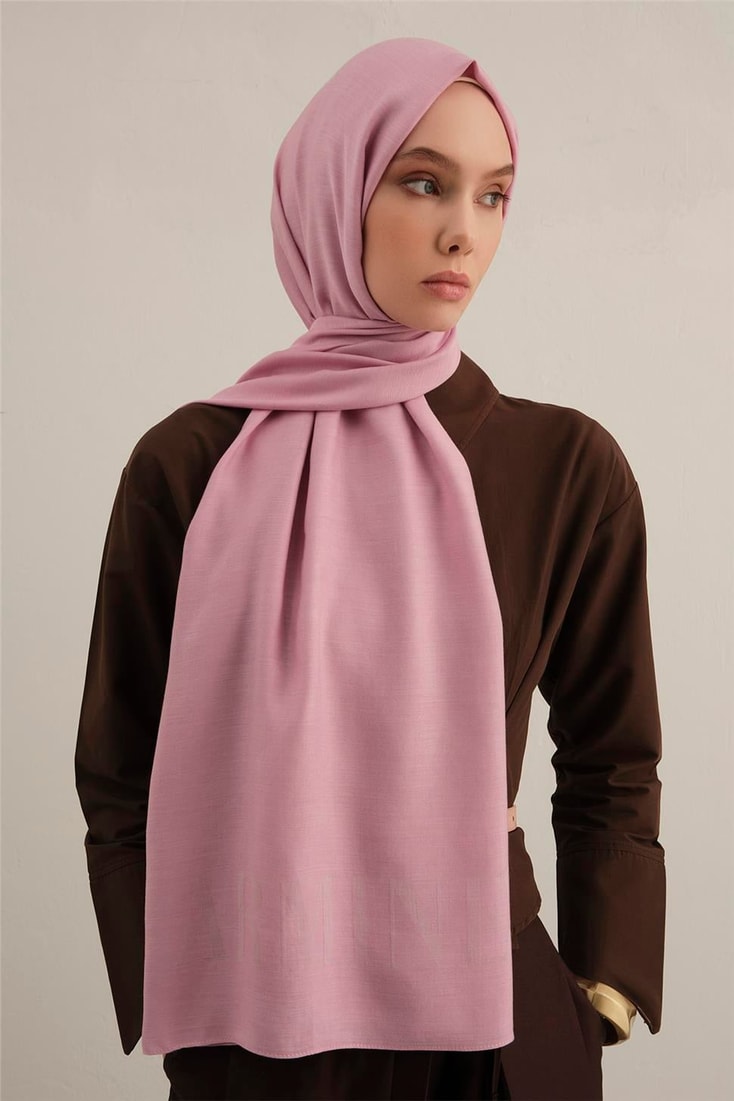 Armine Logo Drop Pamuk İpek Şal 37