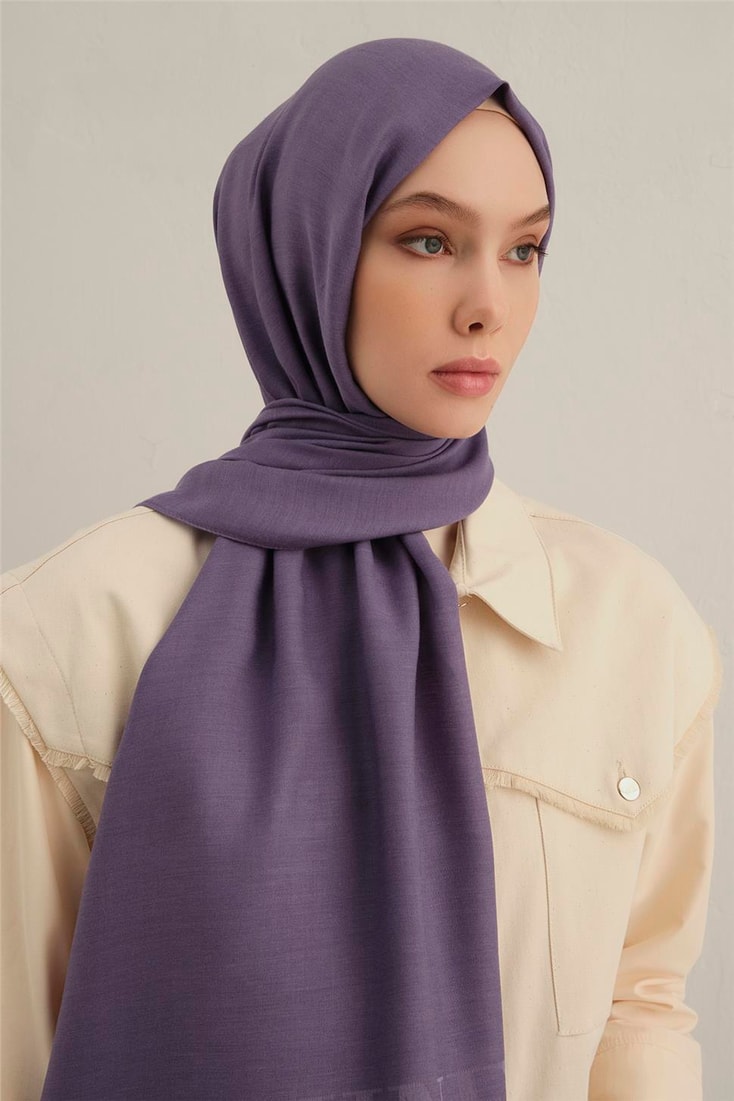 Armine Logo Drop Pamuk İpek Şal 45