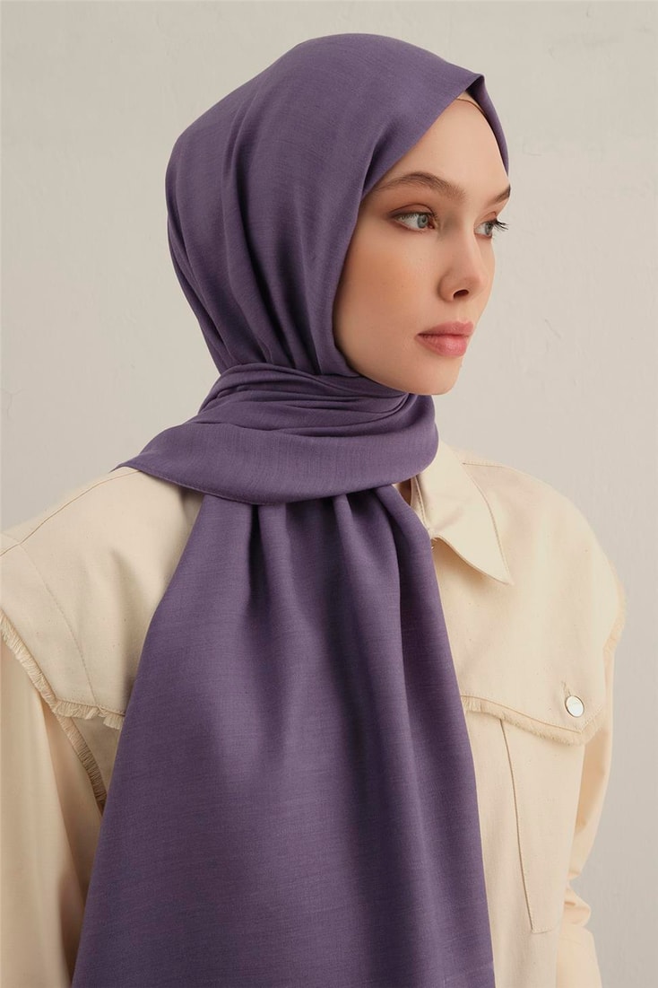 Armine Logo Drop Pamuk İpek Şal 45