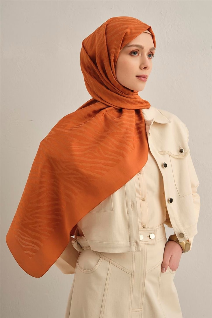 Armine Pamora Zebra Desen Şal 1 43