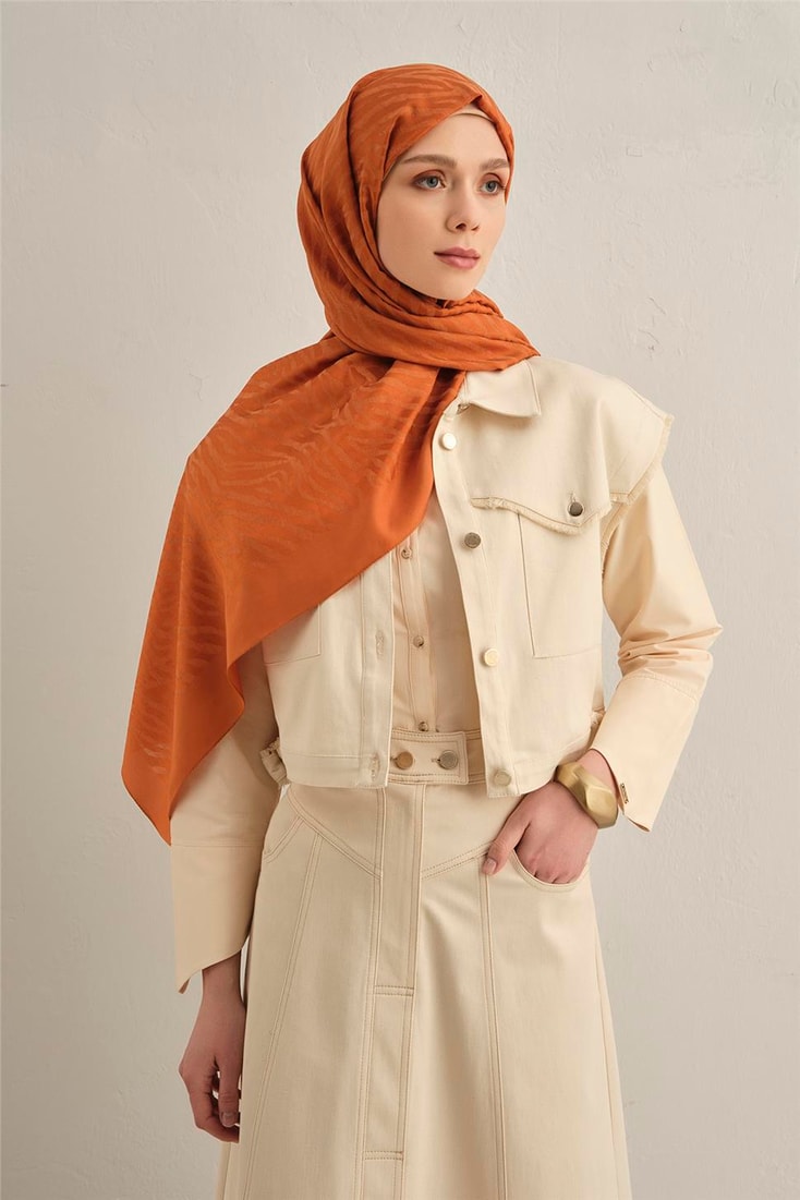 Armine Pamora Zebra Desen Şal 1 43