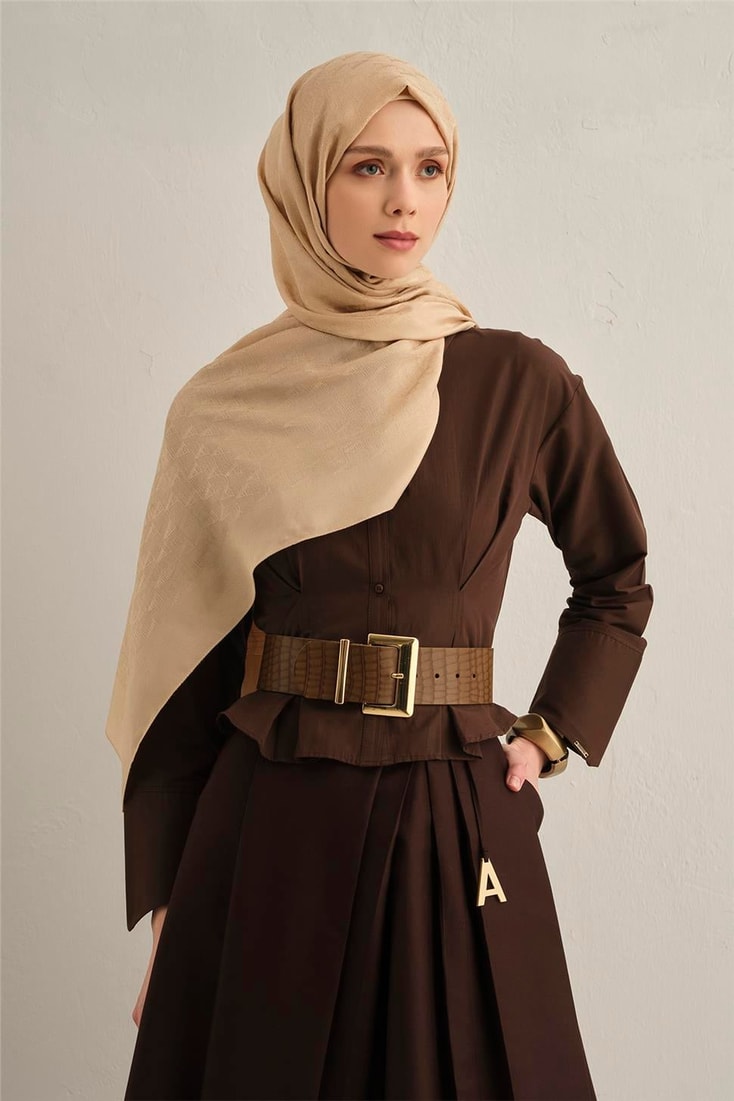 Armine Pamora AA Monogram Şal 3 04
