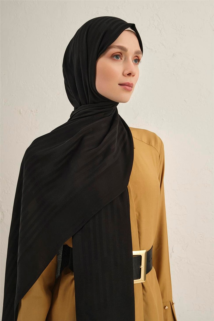 Armine Lyocell Viscon Stripes Şal 2 01