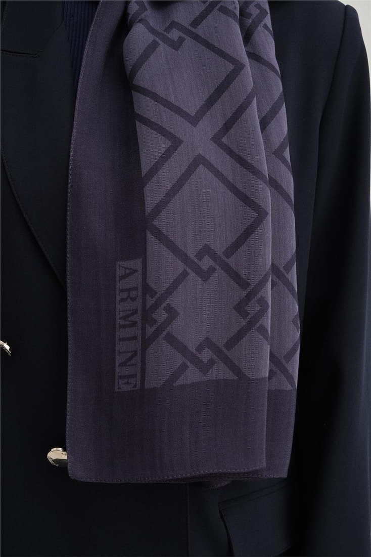 Armine Tencel İpek Zincir Desen Şal 3293