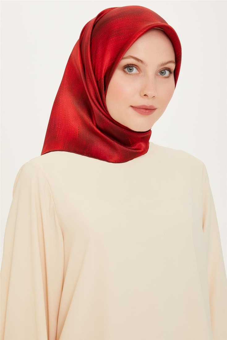 Armine Twill Saf İpek Eşarp 9221D 87