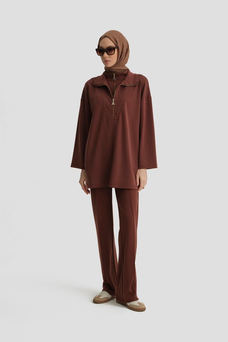 Armine Sweat 24KD6814 Kızıl Kahve
