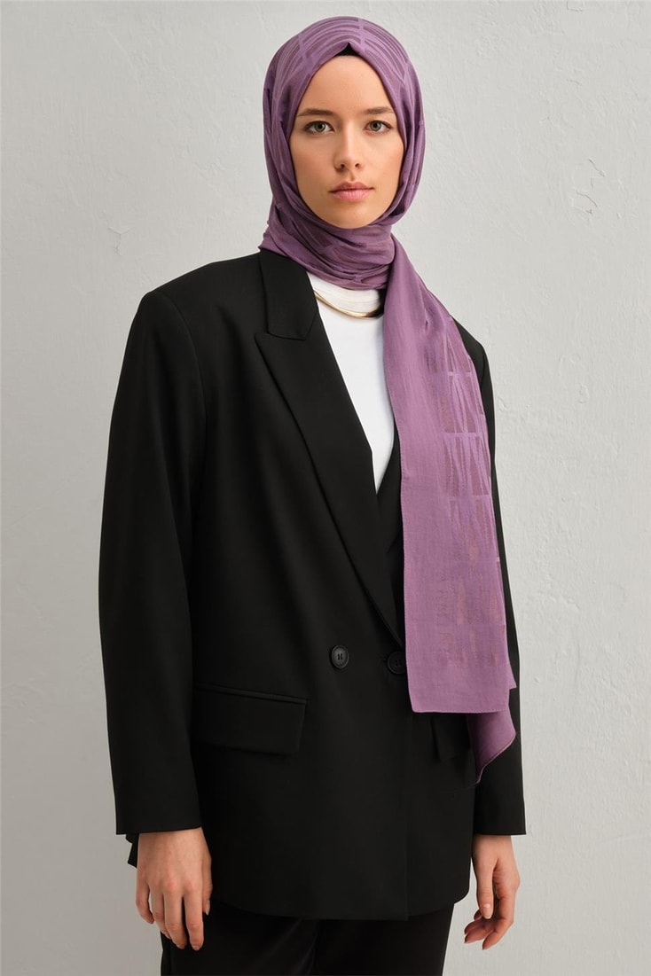 Armine Lyocell Naia Çubuk Desen Şal 1113-28