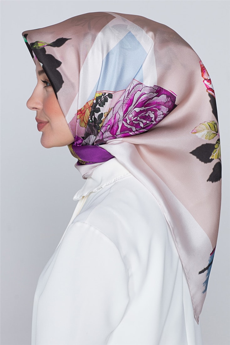 Armine Nostalji Sura İpek Eşarp 18Ya0642 34